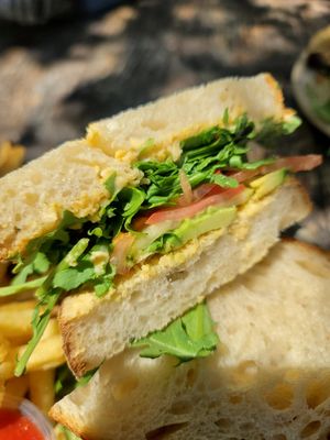 Cali vegan at The Barista Botanist in San Diego
