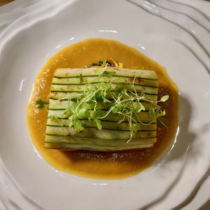 Veggie pasteles   at Marmalade in San Juan