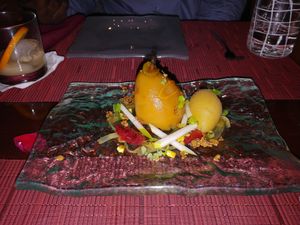 Pear Sorbet (Dessert) at Marmalade in San Juan