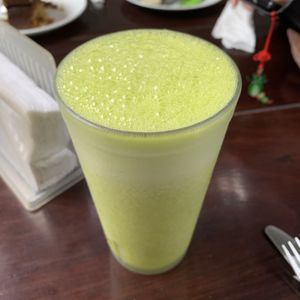 Green juice at Mantras - San Pedro in San Pedro