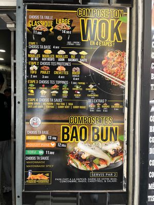 Menu 2/2 at PokeWok Asian Street Food in Beausoleil