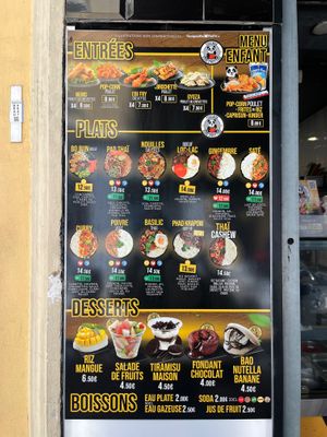 Menu 1/2 at PokeWok Asian Street Food in Beausoleil