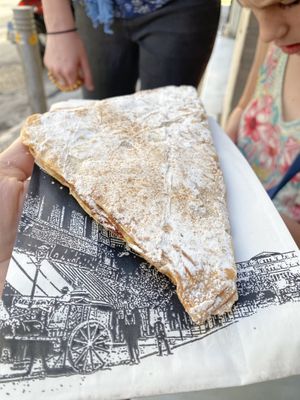 An Apple turnover   at Athens Bakery in Athens