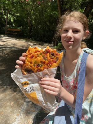 Vegetable pizza   at Athens Bakery in Athens
