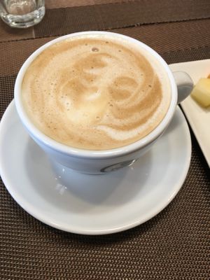 Soy latte  at Vege Cafe Lotus in Toyohashi
