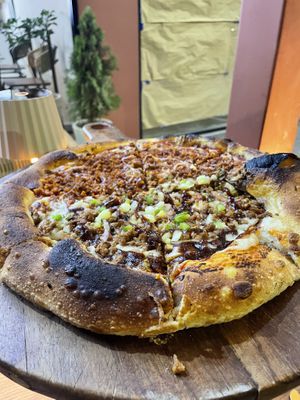 1/2 honululu, 1/2 spicy "honey" yummo!  at Marcello's Palmilla in San Jose Del Cabo