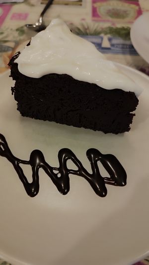 Tarta de cerveza y chocolate vegana at Shangri-La in Ourense