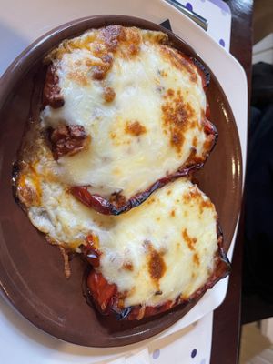 Pimientos rellenos  at Shangri-La in Ourense