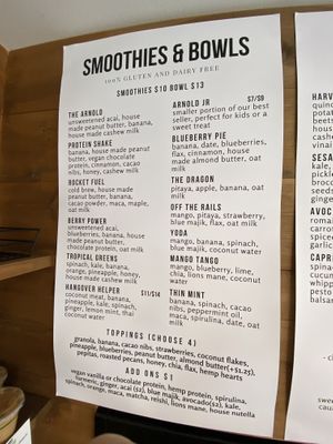 Menu  at The Fresh Press in Portsmouth