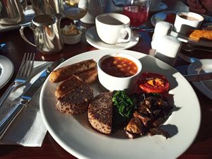 The full vegan breakfast at Pygmalion Restaurant in Sneem