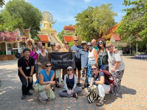 Vegan group our through Thailand at Veggies Abroad in Royal Oak