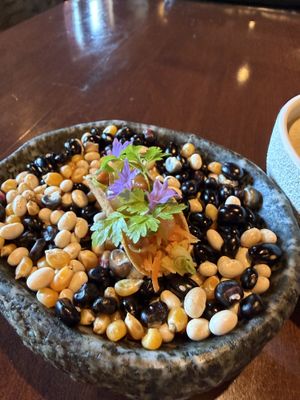 celeriac root canapé  at Coteau in Quebec City