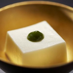 Mineoka Tofu (Creamy Sesame Tofu) at Yuba & Tofu Restaurant Umenohana Kyoto Karasuma -  梅の花 京都烏丸店 in Kyoto