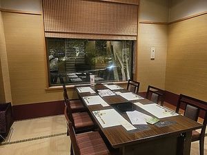 Restaurant Interior at Yuba & Tofu Restaurant Umenohana Kyoto Karasuma -  梅の花 京都烏丸店 in Kyoto