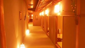 Restaurant Interior at Yuba & Tofu Restaurant Umenohana Kyoto Karasuma -  梅の花 京都烏丸店 in Kyoto