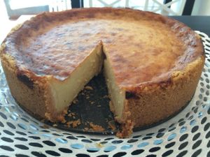 Cheesecake, vegan at Milton in Salzburg