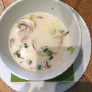 Thai Suppe (leider ohne Tofu) at Milton in Salzburg