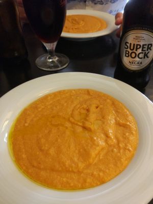 Salmorejo at Rua Restaurante in Santiago De Compostela