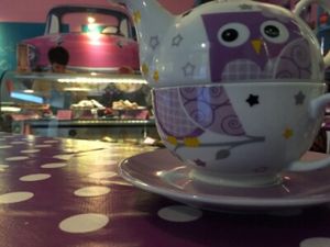 Cutest tea.... at Veel Good in Darmstadt