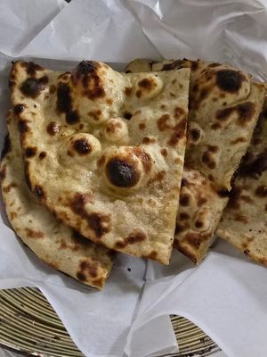 Roti at Saffron Indian Cafe in Winston-salem