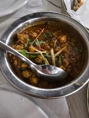 Punjabi chole masala at Saffron Indian Cafe in Winston-salem