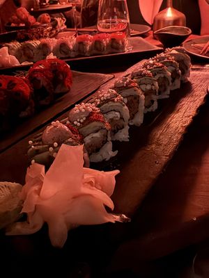 Avocado truffle maki roll   at MILA in Miami Beach