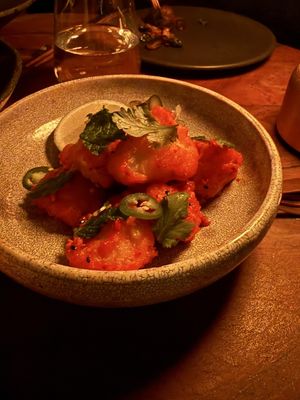 Crispy cauliflower tempura  at MILA in Miami Beach