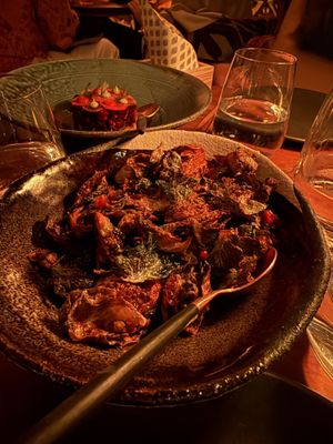 Crispy Brussels sprouts  at MILA in Miami Beach