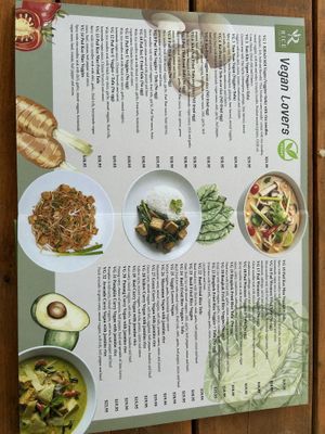 An entire vegan menu!  at Rice Thai Eatery in South Lake Tahoe