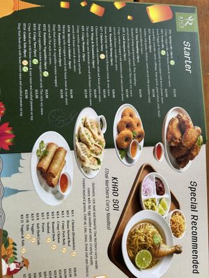 Several vegan starters in addition to a complete vegan entree menu  at Rice Thai Eatery in South Lake Tahoe