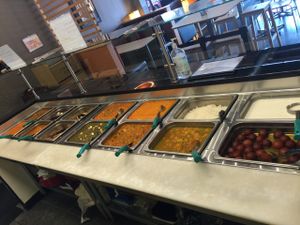 Hurry Curry counter  at India Bistro in Plainfield
