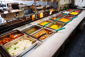 HurryCurry lunch bar veg items avail  at India Bistro in Plainfield