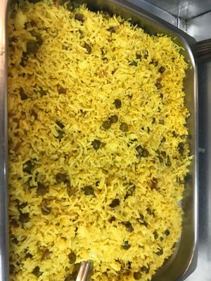 Rice peas pulav at India Bistro in Plainfield