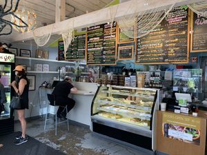 Inside 1 at Ezra's Enlightened Cafe in Indianapolis