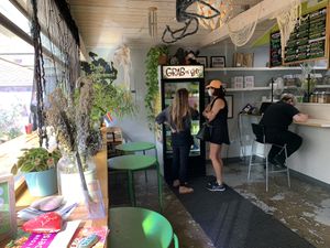 Inside 2 at Ezra's Enlightened Cafe in Indianapolis