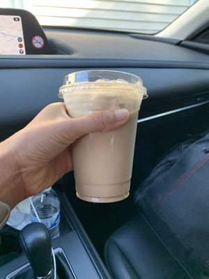 Iced Mocha at Ezra's Enlightened Cafe in Indianapolis