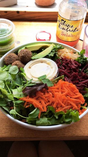 Buddha bowl.  at Ezra's Enlightened Cafe in Indianapolis