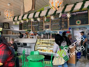 Inside Counter at Ezra's Enlightened Cafe in Indianapolis