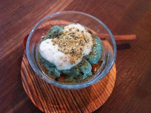 Vegan dessert at Panchavati in Shizuoka