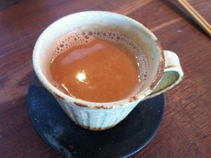 Soy chai at Panchavati in Shizuoka