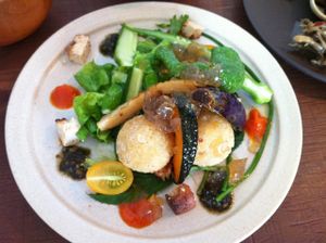 B Set lunch main dish at Panchavati in Shizuoka