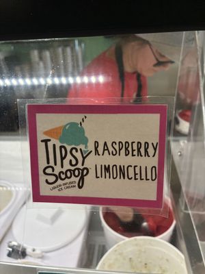 Sorbet sign  at Tipsy Scoop Pensacola in Pensacola
