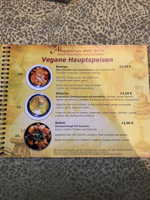 die aktuellen Preise der Speisekarte  at Abessina in Gottingen