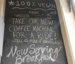 promising sign at Mantra Lounge in Carlton