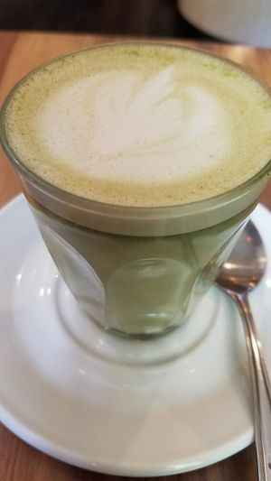 matcha with coconut milk at Mantra Lounge in Carlton