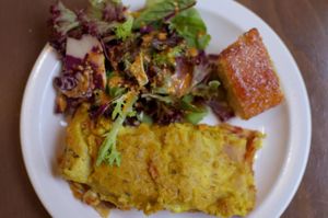 Lasagne set at Mantra Lounge in Carlton