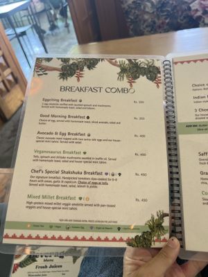 Menu  at The Crossover Cafe | Dharamkot | Vegan and Vegetarian Cafe in Dharamshala