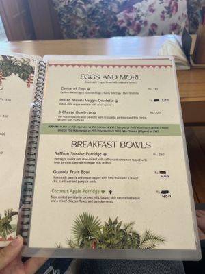 Menu  at The Crossover Cafe | Dharamkot | Vegan and Vegetarian Cafe in Dharamshala