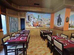 Inside at Indian Punjab Restaurante in Bilbao