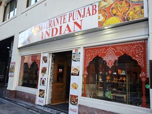 Outside at Indian Punjab Restaurante in Bilbao